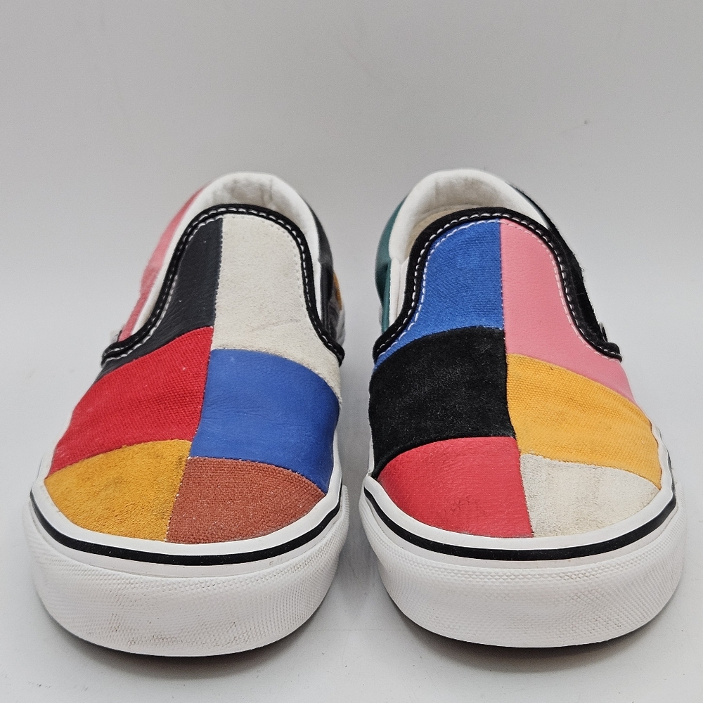 Vans Classic Slip On Patchwork Multi Color Womens… - image 4